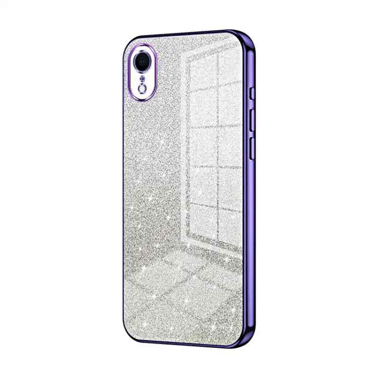 Gradient Glitter Powder Electroplated Phone Case