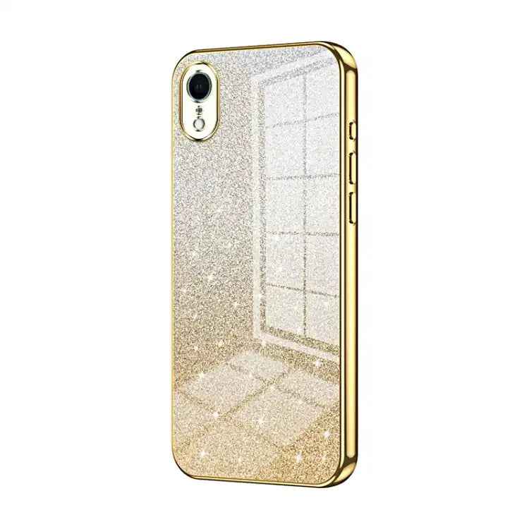 Gradient Glitter Powder Electroplated Phone Case