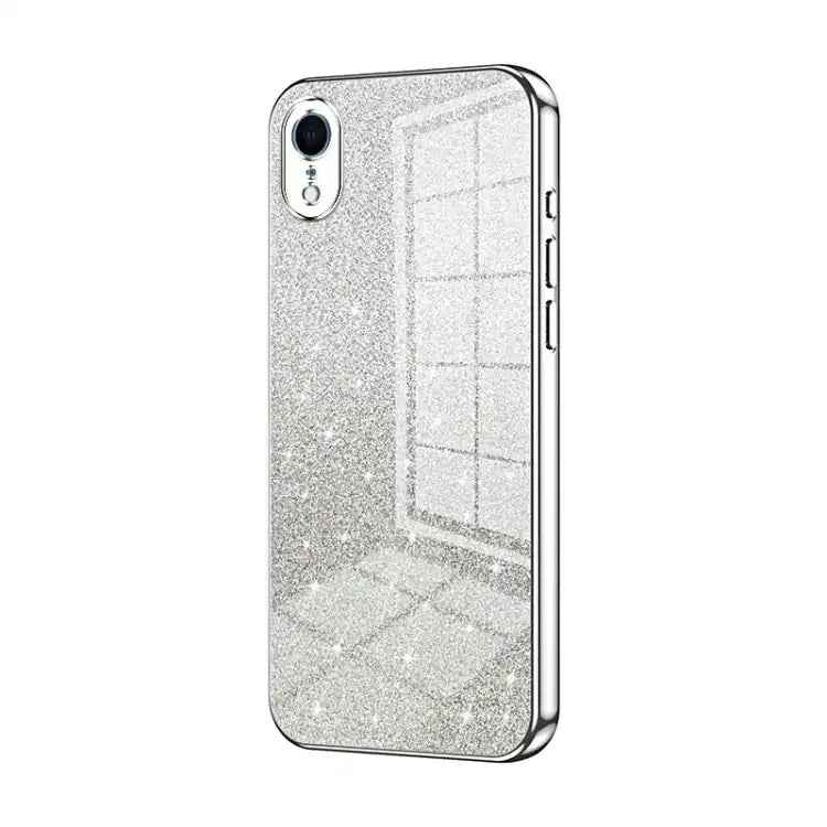Gradient Glitter Powder Electroplated Phone Case