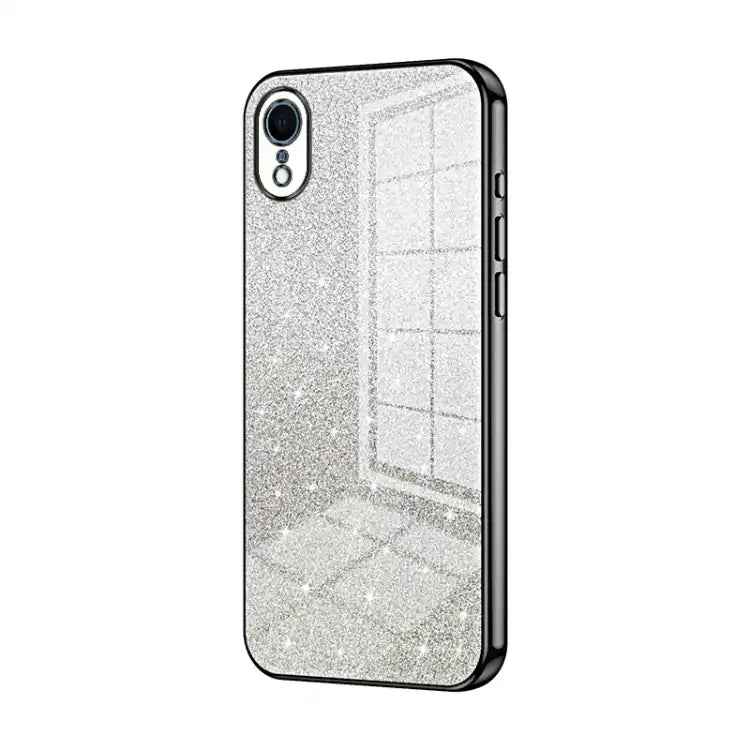 Gradient Glitter Powder Electroplated Phone Case