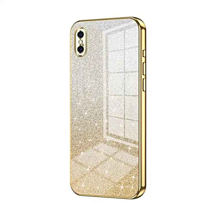 Gradient Glitter Powder Electroplated Phone Case