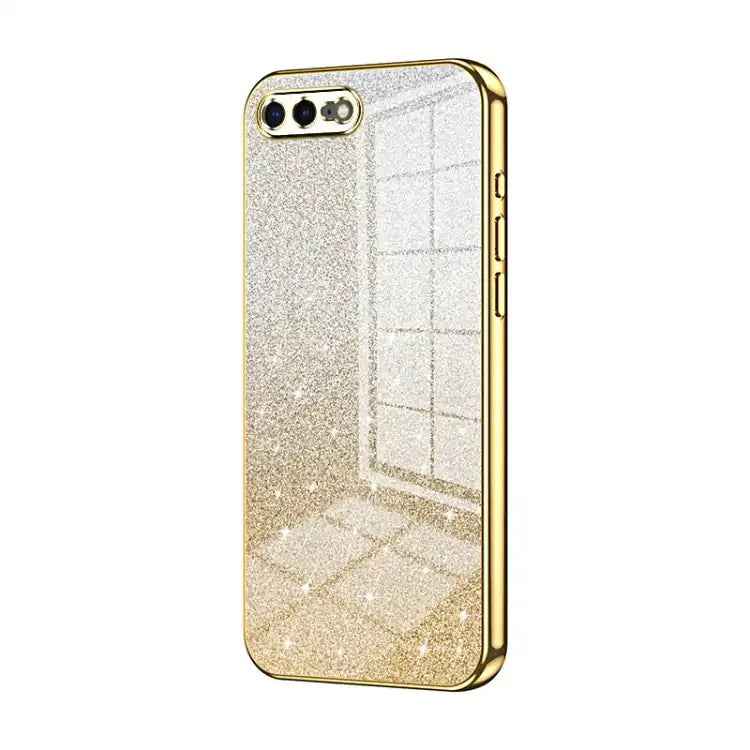Gradient Glitter Powder Electroplated Phone Case