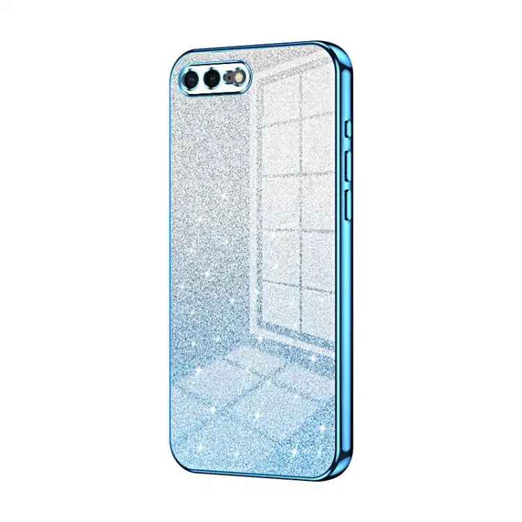 Gradient Glitter Powder Electroplated Phone Case