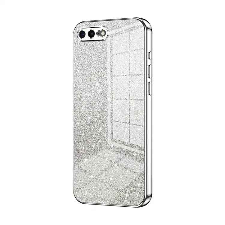 Gradient Glitter Powder Electroplated Phone Case