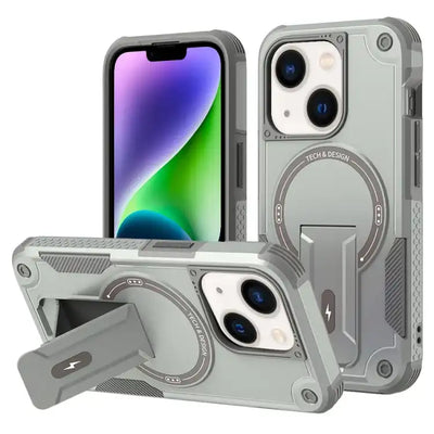 Armor Magsafe Holder PC Hybrid TPU Phone Case
