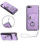 Organ Card Bag Ring Holder PU Phone Case with Lanyard