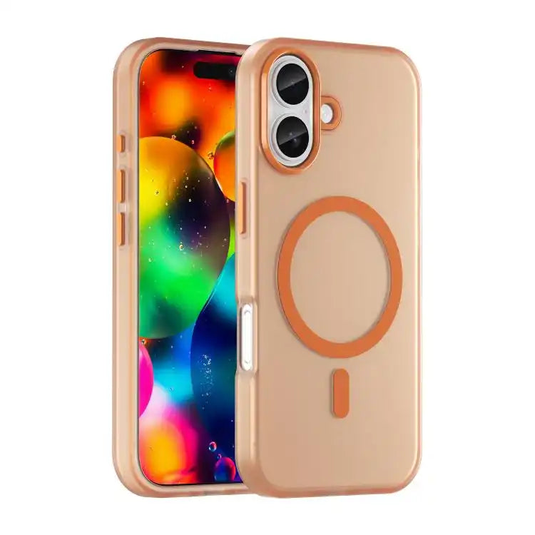 MagSafe Frosted Translucent TPU + PC Full Coverage Phone Case