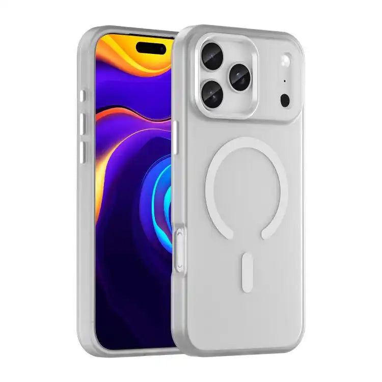 MagSafe Frosted Translucent TPU + PC Full Coverage Phone Case