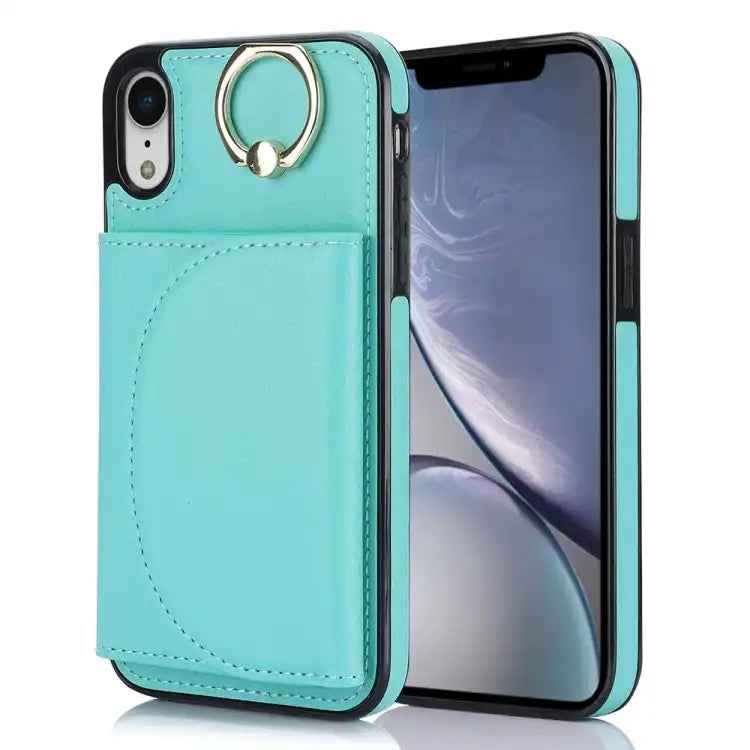 Ring Holder Card Bag Skin Feel Phone Case