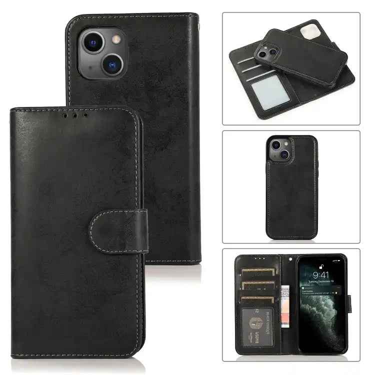 2 in 1 Detachable Phone Leather Case