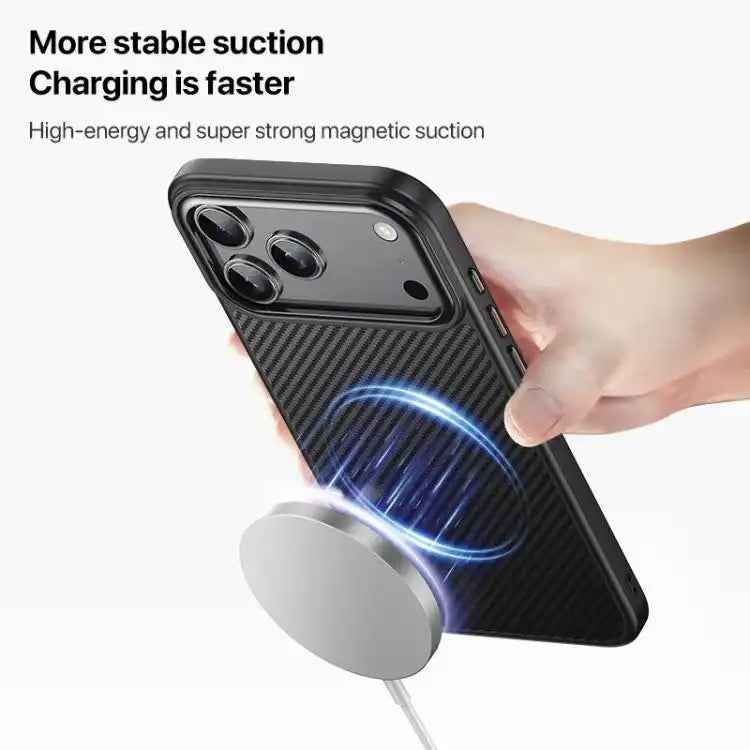Kevlar Fiber Shockproof MagSafe Phone Case
