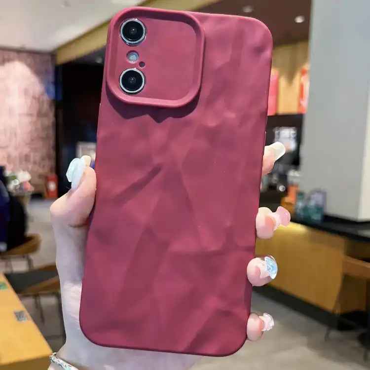 Frosted Wrinkles Texture TPU Phone Case