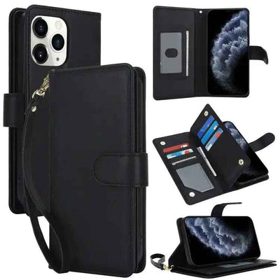 Multi-Card Wallet RFID Leather Phone Case
