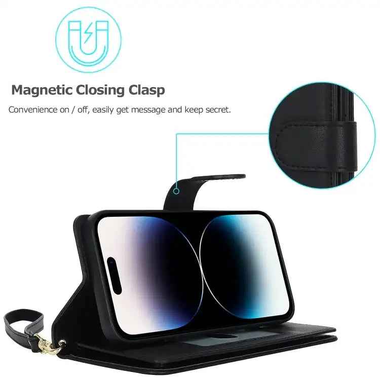 Multi-Card Wallet RFID Leather Phone Case