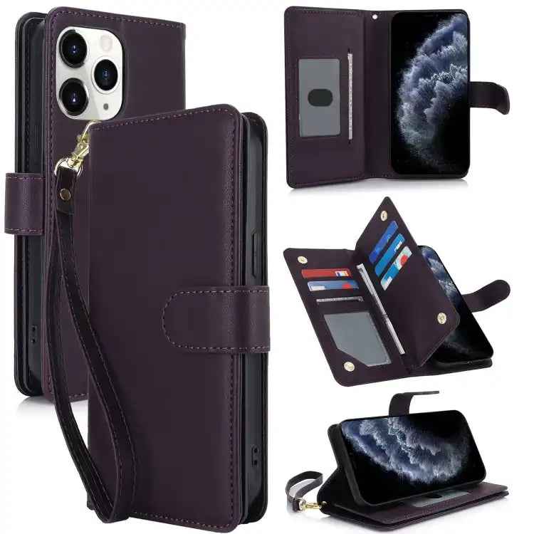 Multi-Card Wallet RFID Leather Phone Case