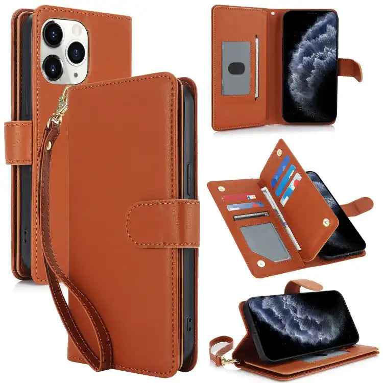 Multi-Card Wallet RFID Leather Phone Case