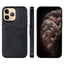 Litchi Leather Skin Card Slots Phone Case