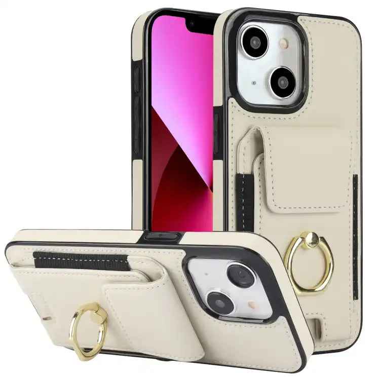 Elastic Card Bag Ring Holder Phone Case
