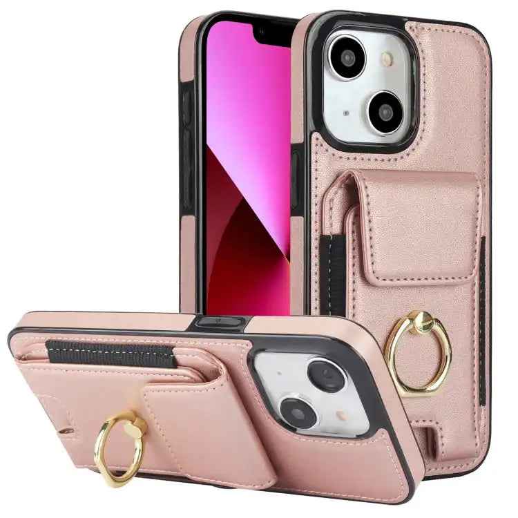 Elastic Card Bag Ring Holder Phone Case