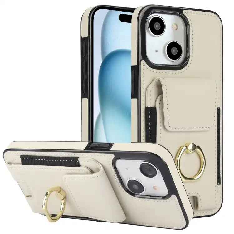 Elastic Card Bag Ring Holder Phone Case