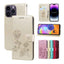 Rose Embossed Flip PU Leather Phone Case