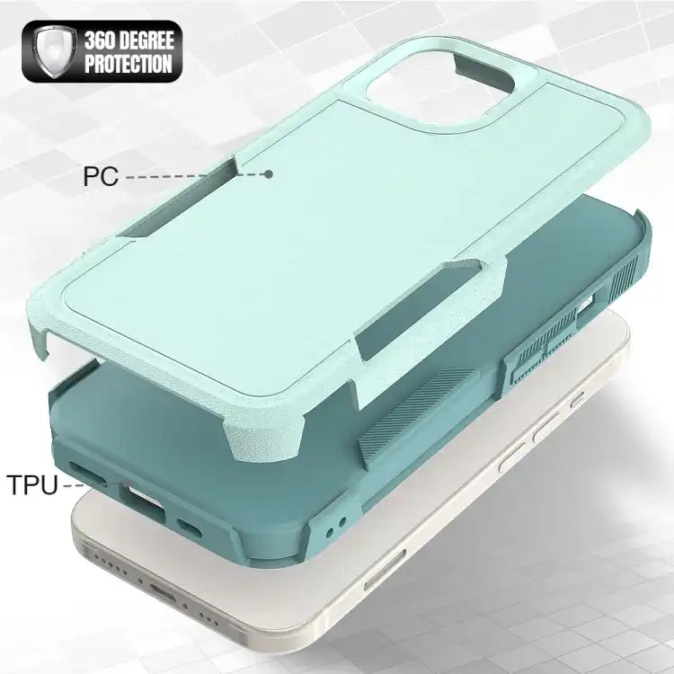 2 in 1 PC + TPU Phone Case