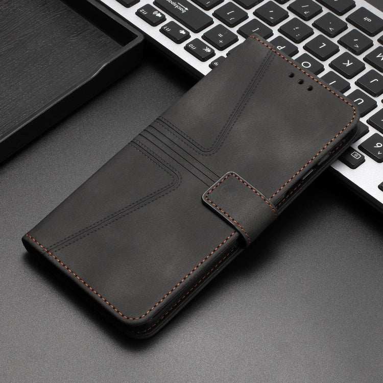 Triangle Solid Color Leather Phone Case