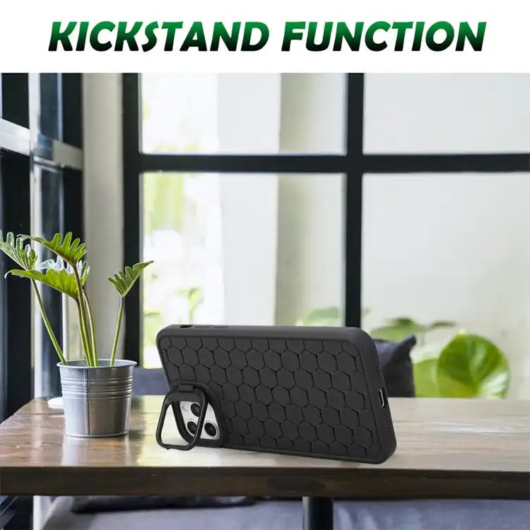 Honeycomb Radiating Lens Holder TPU Phone Case