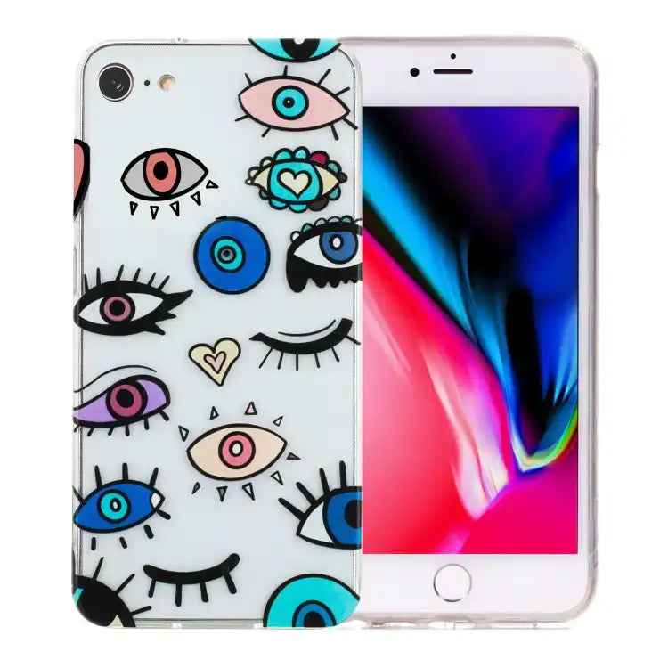 Colorful Painting Pattern TPU Phone Case