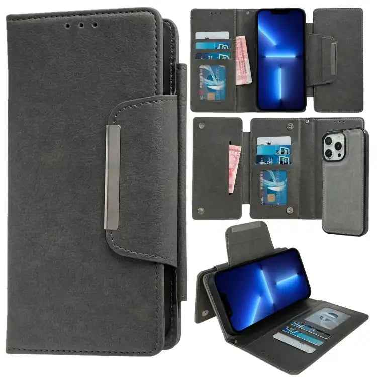 Multifunctional 7-Cards Wallet Leather Phone Case
