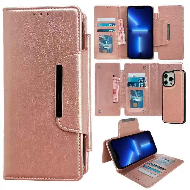 Multifunctional 7-Cards Wallet Leather Phone Case
