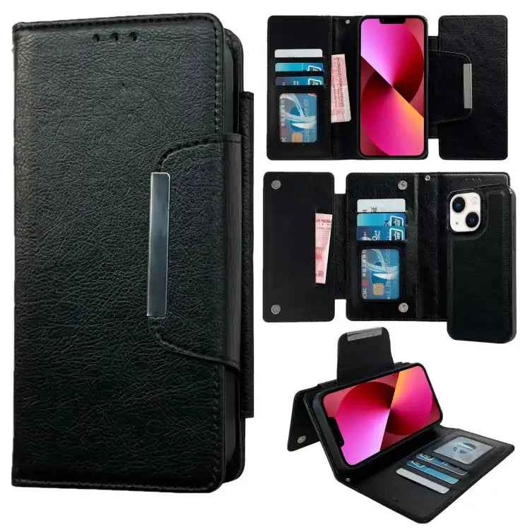 Multifunctional 7-Cards Wallet Leather Phone Case