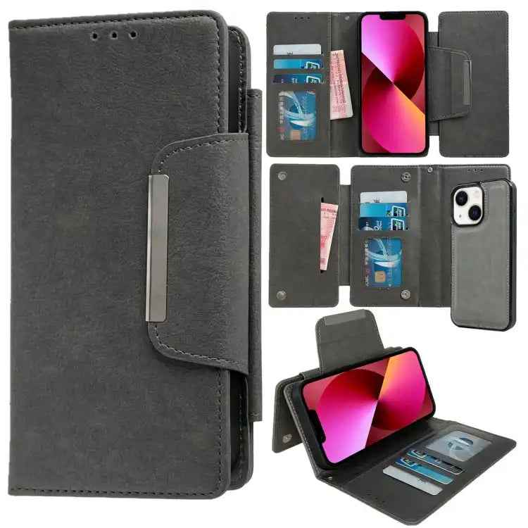 Multifunctional 7-Cards Wallet Leather Phone Case