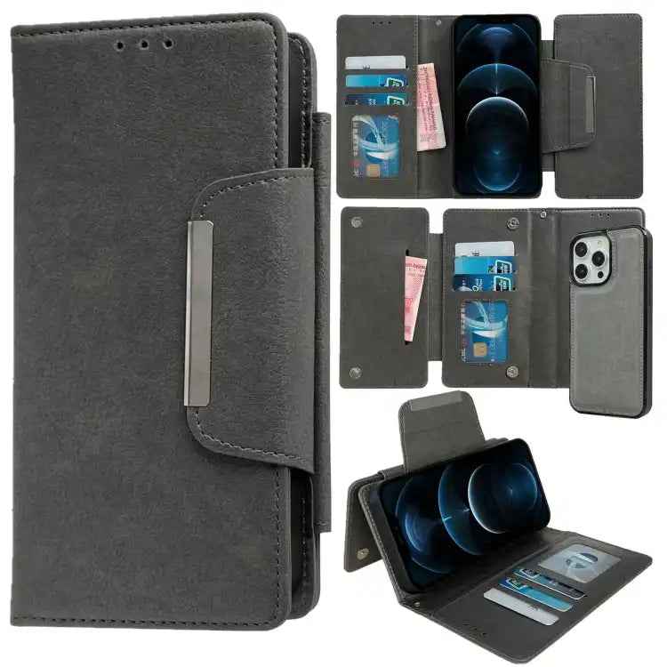 Multifunctional 7-Cards Wallet Leather Phone Case
