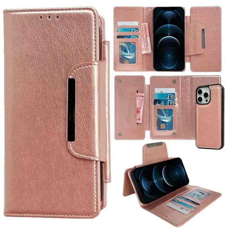 Multifunctional 7-Cards Wallet Leather Phone Case