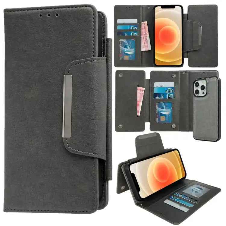 Multifunctional 7-Cards Wallet Leather Phone Case