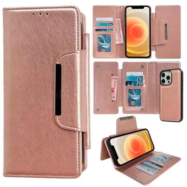 Multifunctional 7-Cards Wallet Leather Phone Case