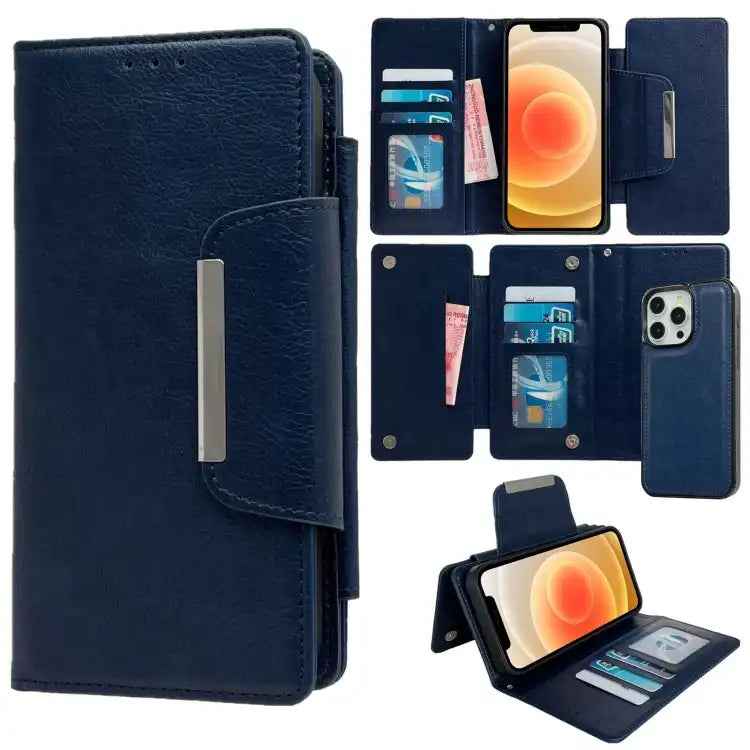Multifunctional 7-Cards Wallet Leather Phone Case
