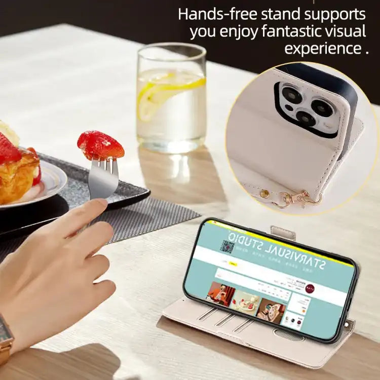 Crossbody Chain Leather Phone Case