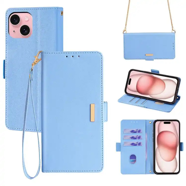 Crossbody Chain Leather Phone Case