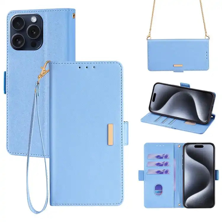 Crossbody Chain Leather Phone Case