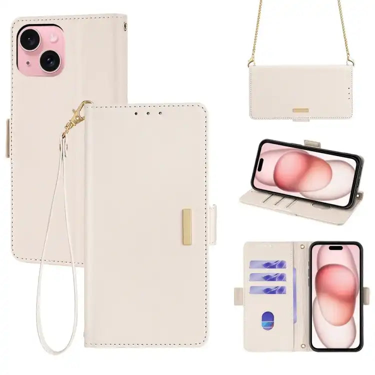 Crossbody Chain Leather Phone Case