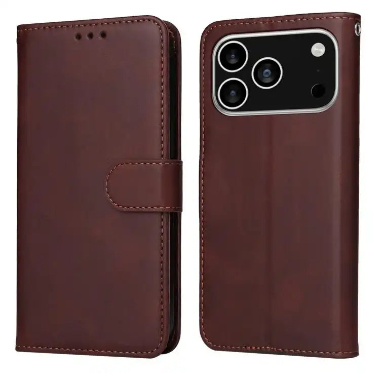 Classic Calf Texture Flip Leather Phone Case