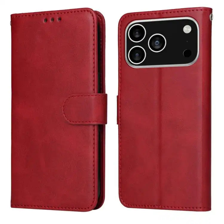 Classic Calf Texture Flip Leather Phone Case