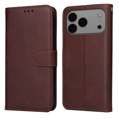Classic Calf Texture Flip Leather Phone Case