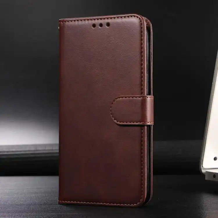 Classic Calf Texture Flip Leather Phone Case