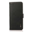 KHAZNEH Side-Magnetic Litchi Genuine Leather RFID Case