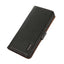 KHAZNEH Side-Magnetic Litchi Genuine Leather RFID Case