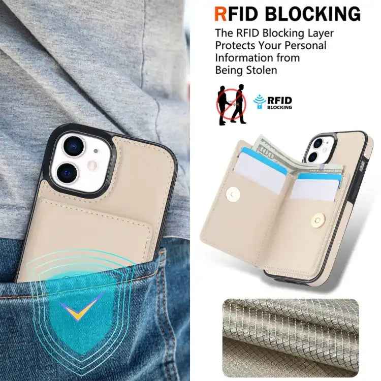 RFID Anti-theft Card Ring Holder Phone Case