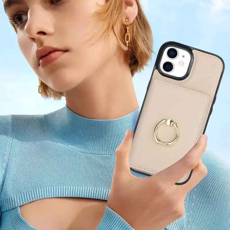 RFID Anti-theft Card Ring Holder Phone Case